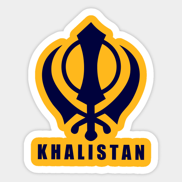 Khalistan Sticker by Hafifit